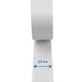 Selfadhesive cable strap set white 25 mm width coil 5 m