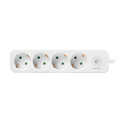 Outlet Strip, 4 safety sockets, white
