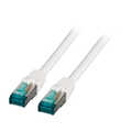 RJ45 Patch cable S/FTP, Cat. 6A, white, 50m