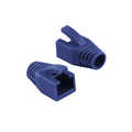 RJ45 plug strain relief boot, 8.0 mm, blue, 50 pcs.