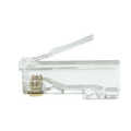 Modulaire stekker RJ45 Cat.6A UTP, grijs, 100 stuks