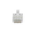 Modulaire stekker RJ45 Cat.6A UTP, grijs, 100 stuks