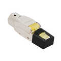 Field assembly Cat.8.1 RJ45 plug, shielded, extra short
