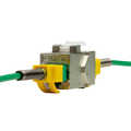 Cat.6A Keystone Inline Coupler STP, only 14.5 mm width, slim type