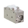 Keystone coupler Cat.6A STP, 2xRJ45, SlimLine