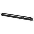 Cat.6 Patch Panel 24-Port UTP, 180° punch down