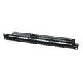 Cat.6A Patch Panel 24-Port UTP, 1U, 90° IDC