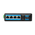 Industrial Gigabit Ethernet Switch, 4-Port 1000 Mbps + 1 port SFP