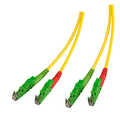 Duplex Glasvezel Patchkabel E2000/apc-E2000/apc, 3.0mm, OS2, 20m