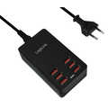 USB Table Charger, 6 Port, USB-AF, 32W, black