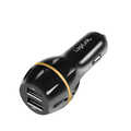 USB car charger, 2x USB ports with QC technology, 19.5W