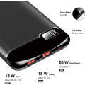 Aanbieding Mobile Power Bank, LiPo, 10.000mAh, black, LCD display, PD 20W