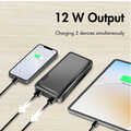 Mobile Power Bank, LiPo, 20.000 mAh, black