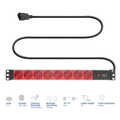 PDU C14 - TYPE F (8X) 10A FUSE