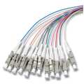 Set 12st Fiber pigtail LC 50/125Mu, OM4, 2 m