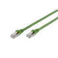 DIGITUS CAT 6A S/FTP Patchkabel, PUR (TPU) 15M Groen