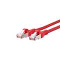 Patch Cable Cat.6A AWG 26 10G  3 m rood
