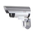 LogiLink Dummy Security Camera with Red Flashing Light, Silver