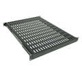 Heavy duty shelf for racks with a depth of 600 mm black