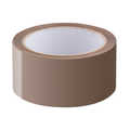 Dozentape, low noise, 48 mm x 66 m, bruin