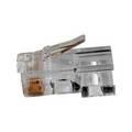 RJ45 connector UTP met 50mu goldplating v. Cat.5E massieve kabel