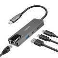 USB 3.2 Gen1 Hub, 3-port , with 2.5G Gigabit Ethernet adapter