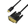 USB 3.2 Gen1 Type-C cable, C/M to DVI-D/M, 1080p/60 Hz black, 3 m