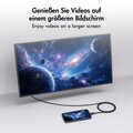 USB 3.2 Gen1 Type-C cable, C/M to VGA/M, 1080p/60 Hz, black , 1.8 m
