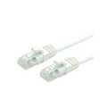 Cat.6A patchkabel 10G U/UTP PVC Wit 0.5m (Value)