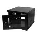 Network cabinet 10 inch, 4U, assembled, 300mm deep, black