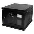 Network cabinet 10 inch, 4U, assembled, 300mm deep, black