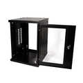 Network cabinet 10 inch, 8U, assembled, 300mm deep, black