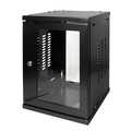 Network cabinet 10 inch, 8U, assembled, 300mm deep, black