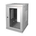 Network cabinet 10 inch, 8U, assembled, 300mm deep, grey