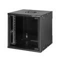 Network cabinet 10 inch, 6U, assembled, 300mm deep, black