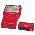 LogiLink Cable Tester 5-in-1 with remote unit