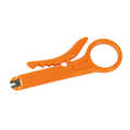 IDC punchdown tool with wire stripper, plastic