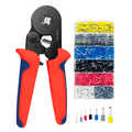 Self adjusting crimping pliers with wire end ferrule set 1200 pcs.