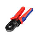 Self-adjusting crimping pliers for wire ferrules 0.25 - 10 mm²