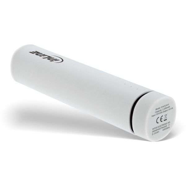 Naar omschrijving van 01472W - InLine USB Soundbank PowerBank 2.200mAh with Speaker and LED indicator, white