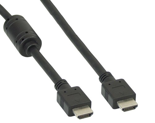 Naar omschrijving van 17621 - InLine HDMI kabel,  High Speed HDMI kabel, M/M, zwart, met ferrietkernen, 1m