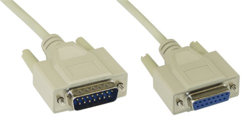 Naar omschrijving van K5129-10 - Data Cable DSub 15 pol., X.21, Plug - Jack, 10m