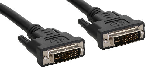 Naar omschrijving van 17793A - InLine DVI-I kabel, 24+5 M/M, Dual Link, zonder ferrietkernen, 3m