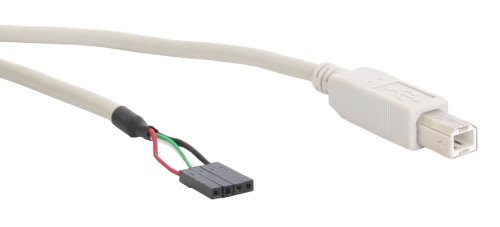 Naar omschrijving van 33440D - InLine USB 2.0 kabel intern,  USB B Male naar header connector, 0.4m