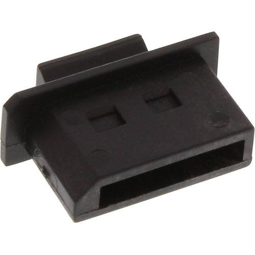 Naar omschrijving van 59948H - Dust Cover for DisplayPort socket black 50 pcs
