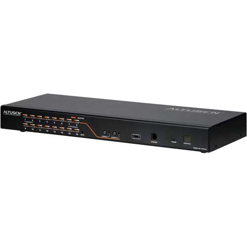 Naar omschrijving van 60669J - KVM Switch, 16x, Cat.5, ATEN Altusen KH2516A, 2 Consoles