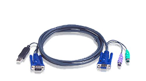 Naar omschrijving van 60693D - KVM cable set, ATEN USB-PS/2, 2L-5503UP, length 3m