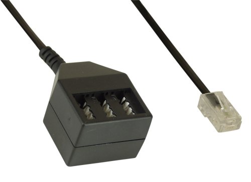 Naar omschrijving van 69942 - InLine TAE adapterkabel,  RJ45 Male naar TAE N/F/N Female, 20cm