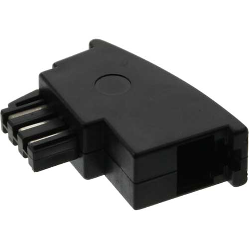 Naar omschrijving van 69948A - InLine TAE-F adapter  TAE-F stekker naar RJ11 socket