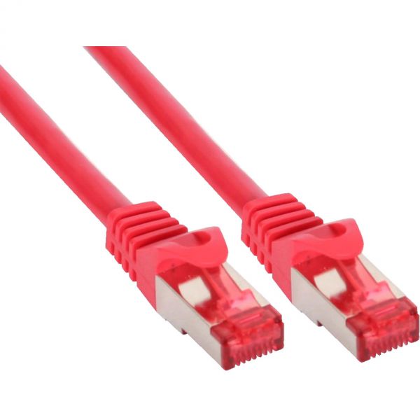 Naar omschrijving van 76420R - InLine Patchkabel,  S-STP/PiMF, Cat. 6, rood, 20m